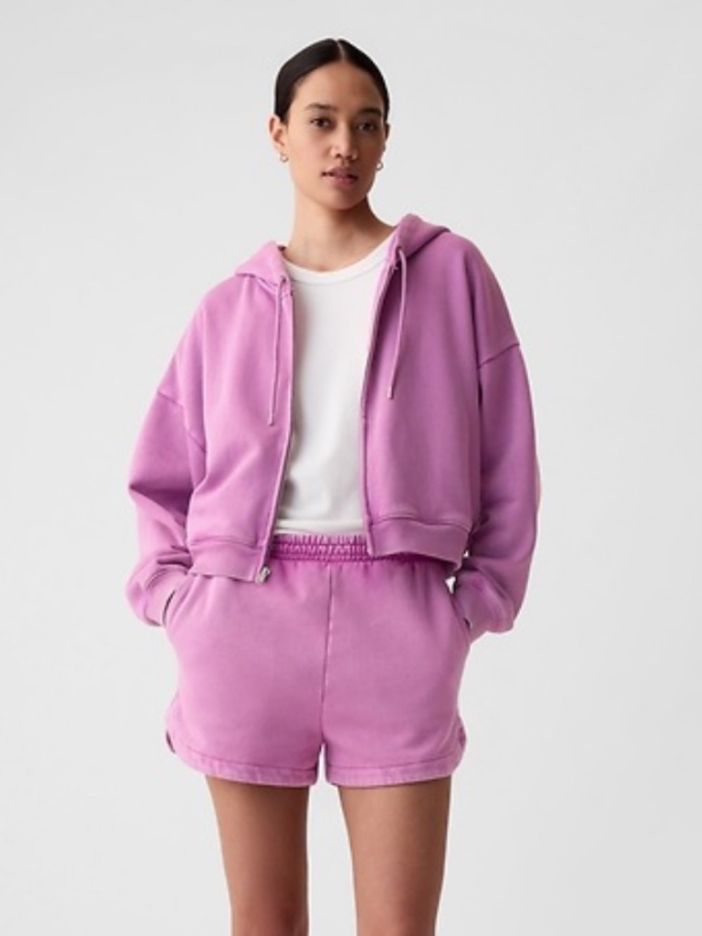 VintageSoft Dolphin Sweat Shirt + Shorts Set [Size Large]